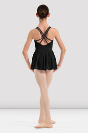 Girls Emily Floral Camisole Skirted Leotard