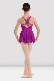 Girls Emily Floral Camisole Skirted Leotard