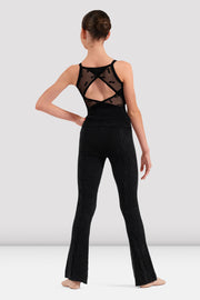 Girls Lillian Cable Knit Flared Pant