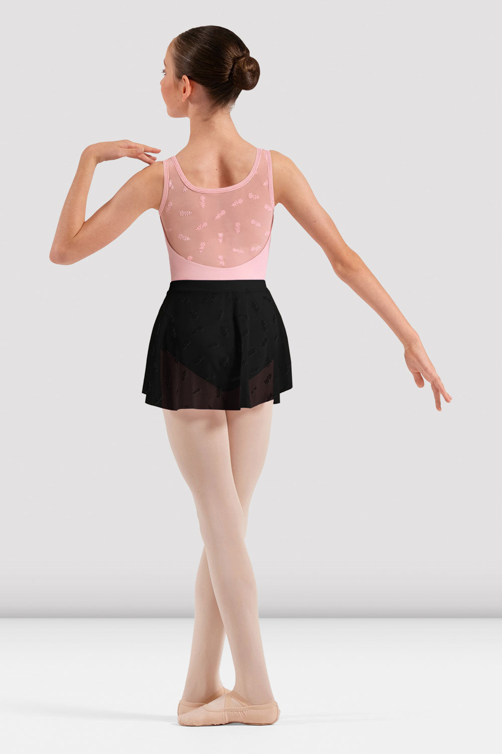 Girls Mila Floral Mesh Skirt