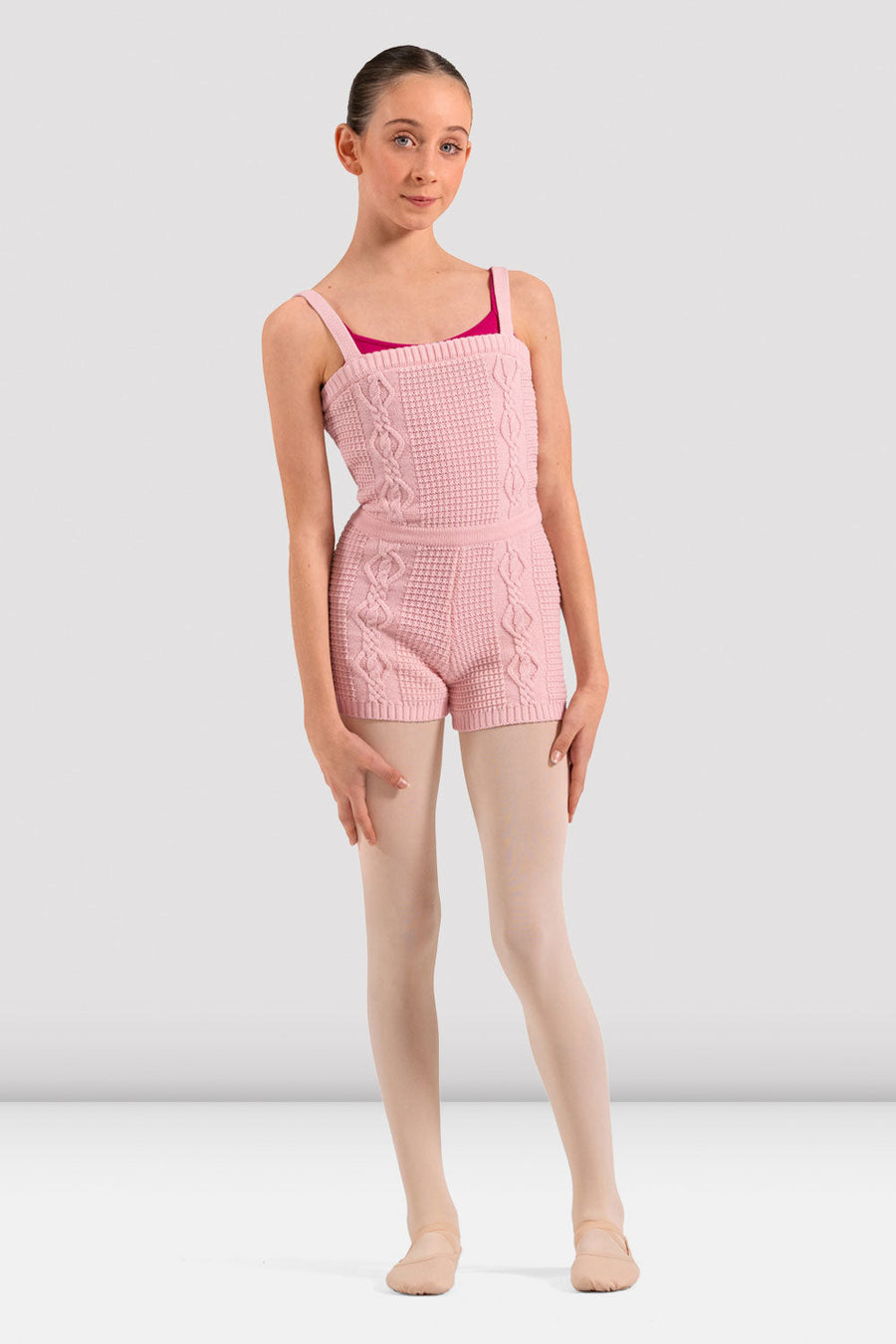 Girls Josephine Cable Knit Unitard