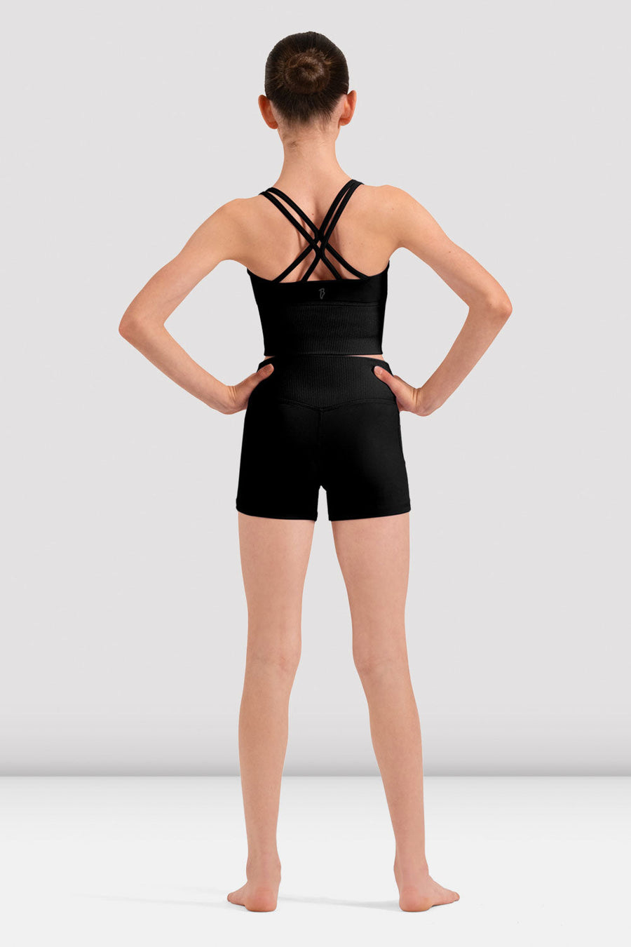 Girls Layla Rib High Waist Short