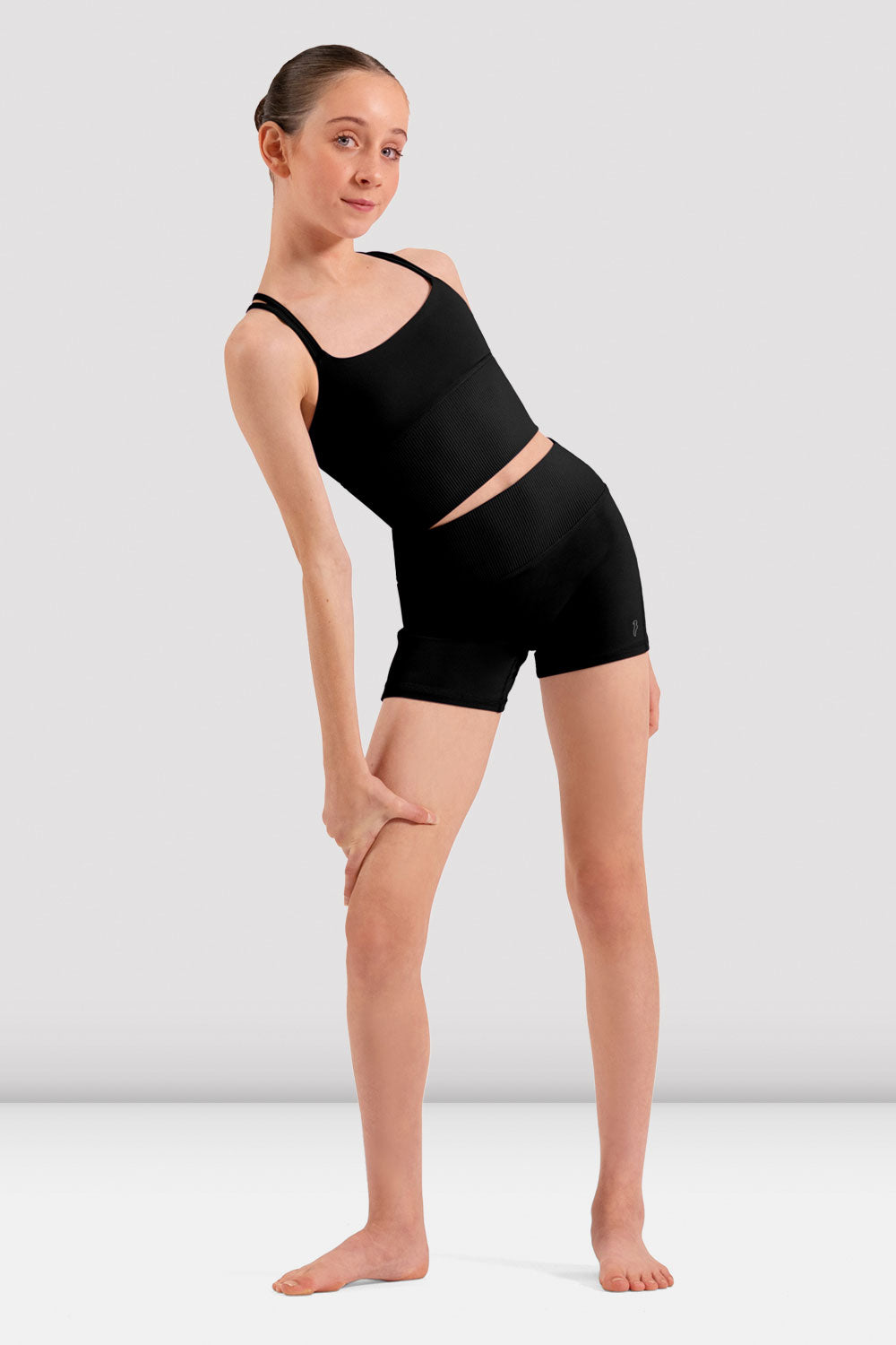 Girls Layla Rib High Waist Short