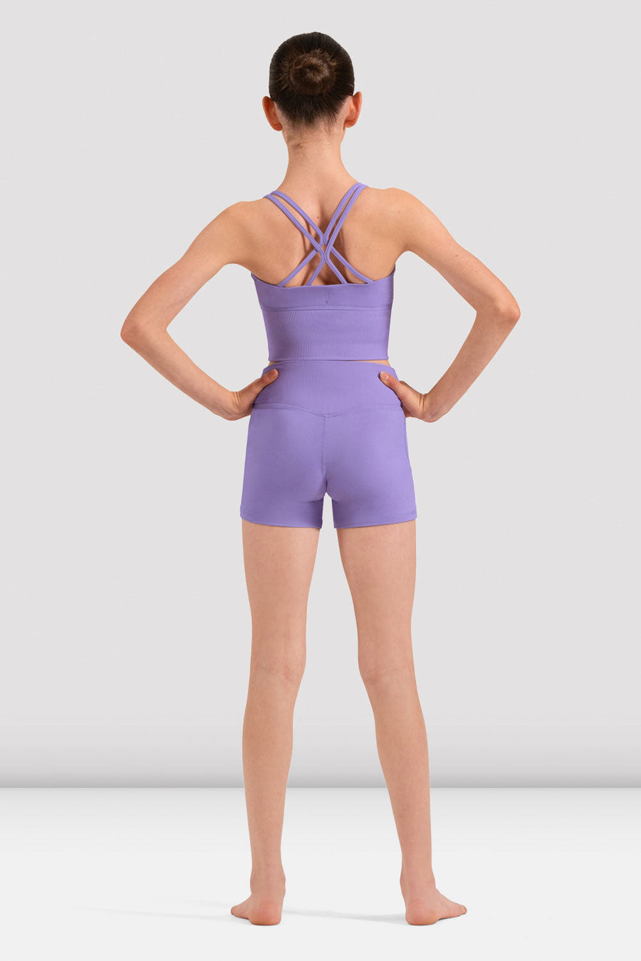 Girls Layla Rib High Waist Short