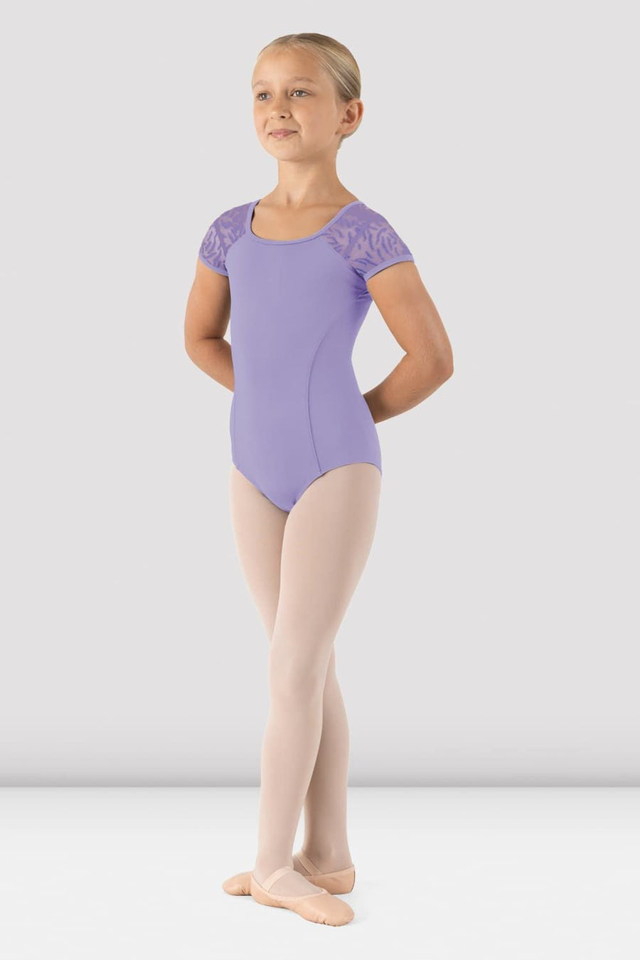 Girls Macy Cap Sleeve Leotard