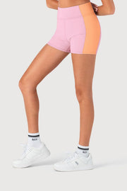 Girls Arch Contrast Rib Short