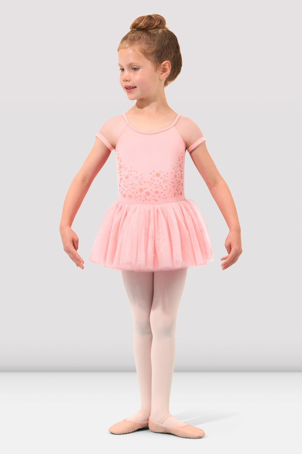 Girls Dora Cap Sleeve Tutu Leotard