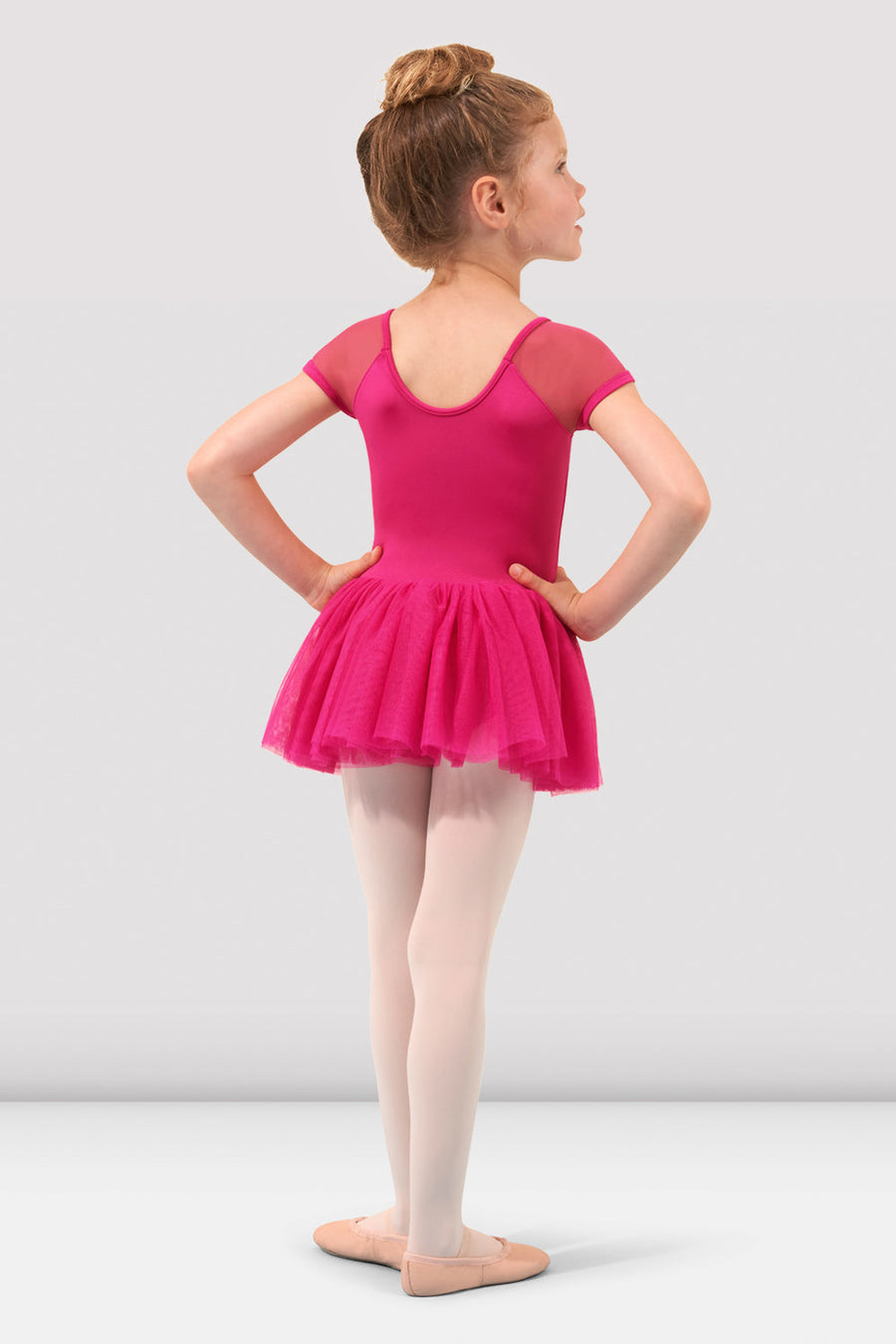 Girls Dora Cap Sleeve Tutu Leotard
