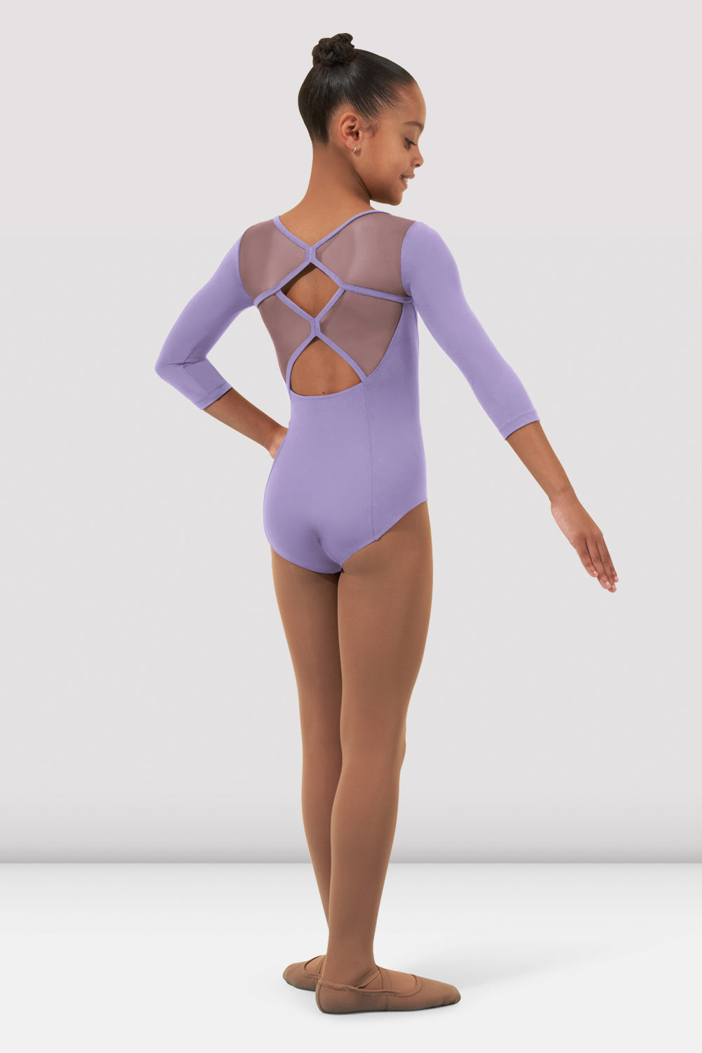 Girls Gemma 3/4 Sleeve Leotard