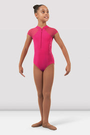 Girls Vanessa Zipper Leotard
