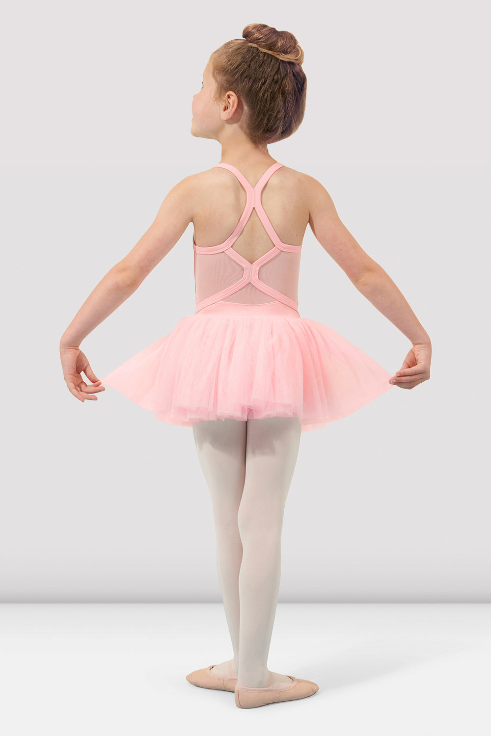 Girls Elara Mesh Back Tutu Dress