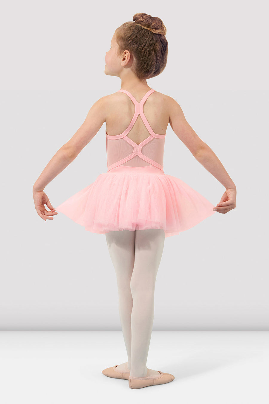 Girls Elara Mesh Back Tutu Dress