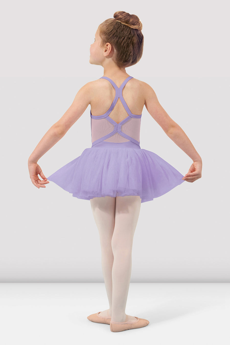 Girls Elara Mesh Back Tutu Dress
