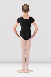 Girls Dujour Cap Sleeve Leotard
