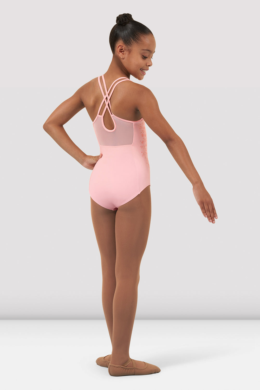 Girls Felicia Scoop Neck Leotard