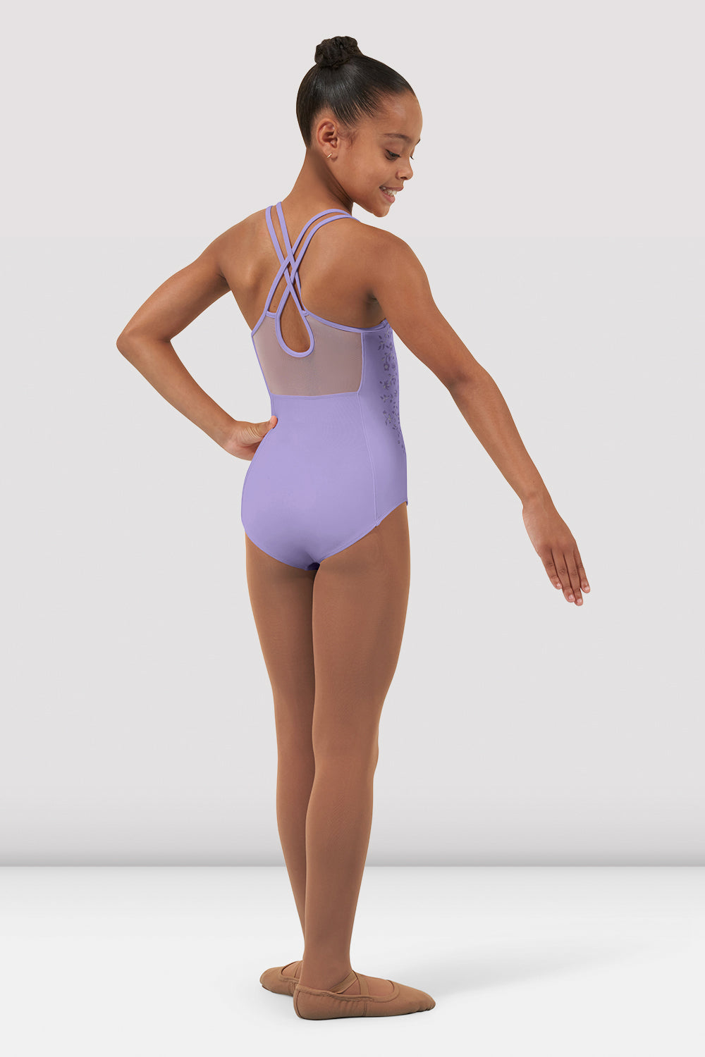 Girls Felicia Scoop Neck Leotard