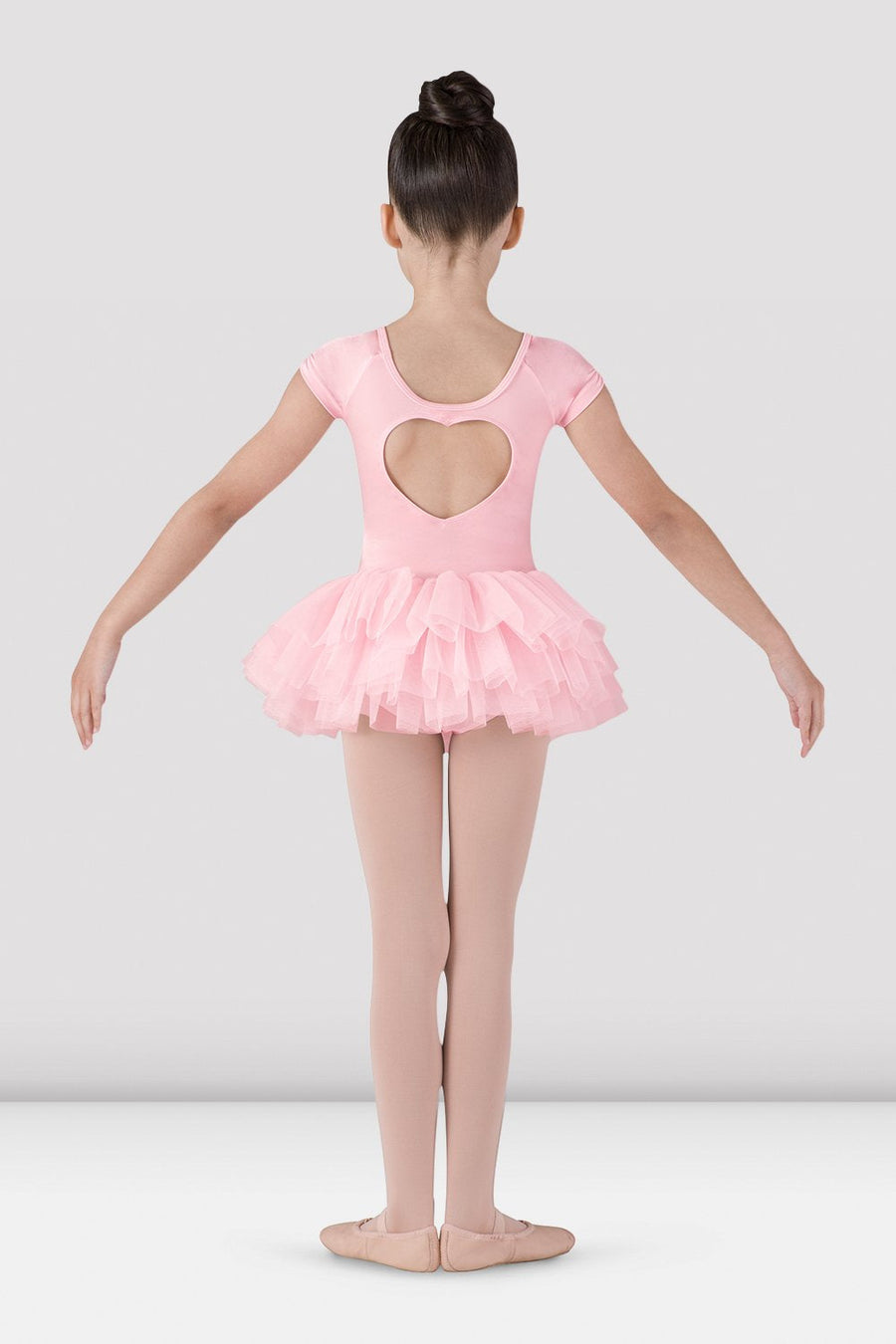 Girls Ife Heart Back Tutu Leotard