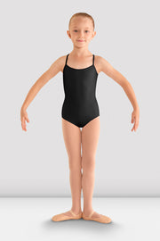 Girls Begonia Flower Mesh Back Leotard