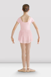 Girls Prisha Short Sleeve Skirted Leotard
