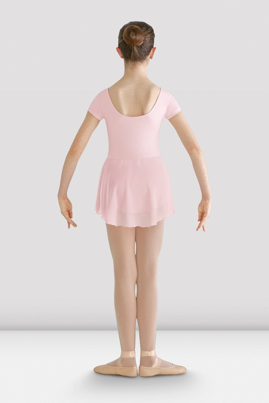 Girls Prisha Short Sleeve Skirted Leotard