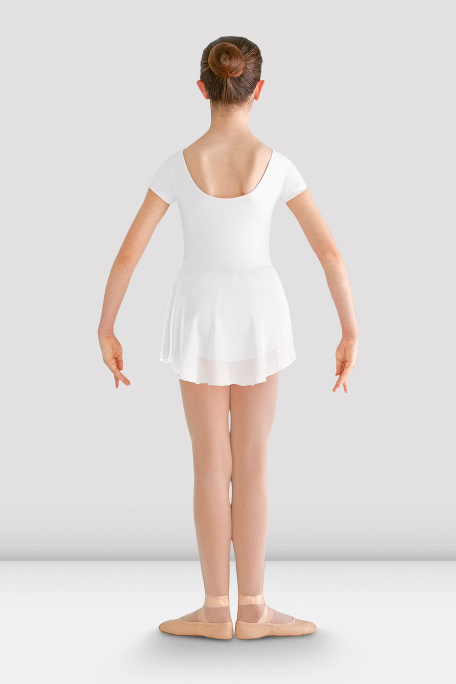 Girls Prisha Short Sleeve Skirted Leotard