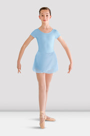 Girls Prisha Short Sleeve Skirted Leotard