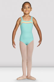 Girls Teagan Sweetheart Wide Strap Leotard