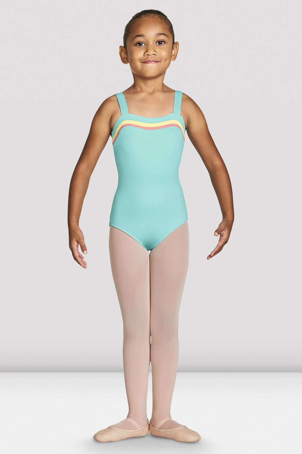 Girls Teagan Sweetheart Wide Strap Leotard