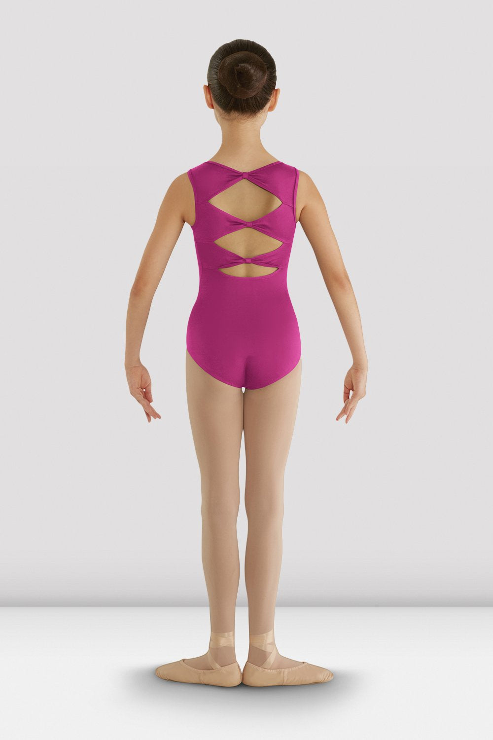 Girls Gladiolus Diamond Back Leotard