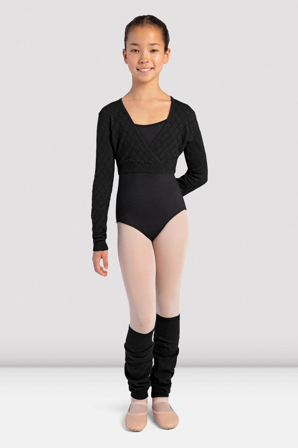 Girls Jaminca Knit Fixed Wrap Top