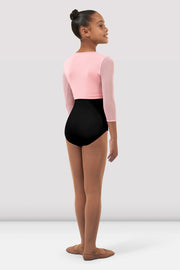 Girls Hayley 3/4 Sleeve Wrap Top