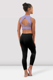 Girls Heidi Zipper Crop Top