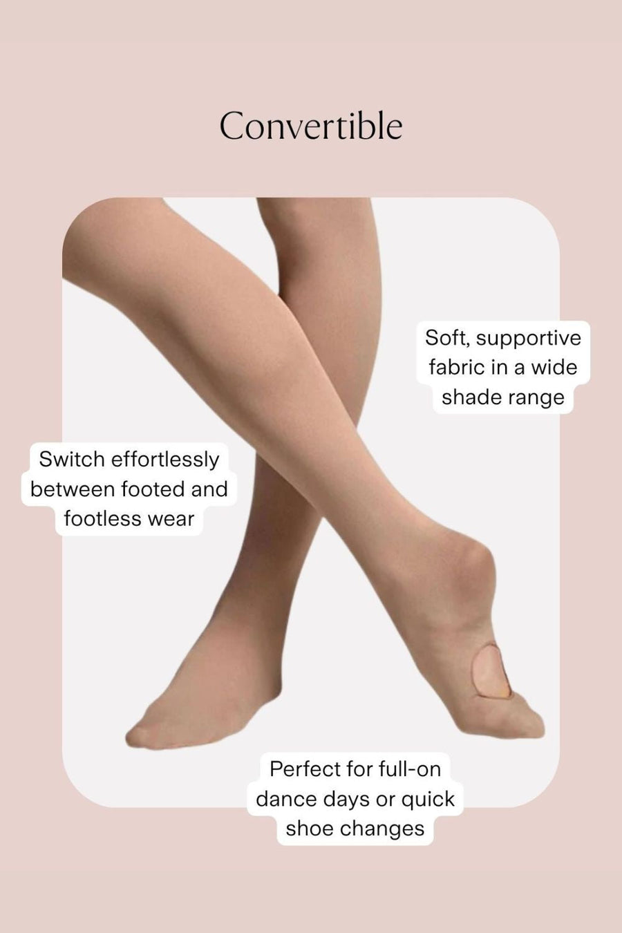 Ladies Contoursoft Convertible Tights