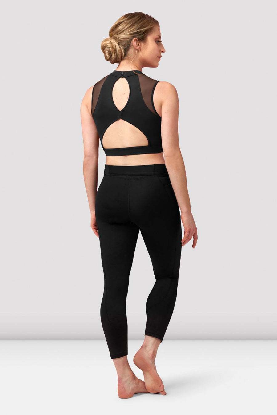 Ladies Natalia Open Back Crop Top