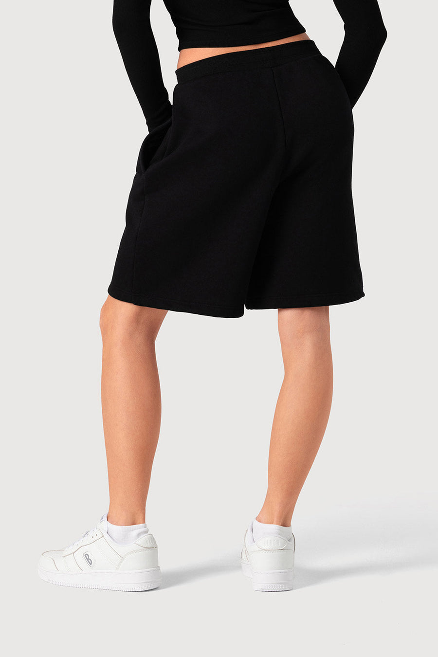 Girls Longline Sweat Short