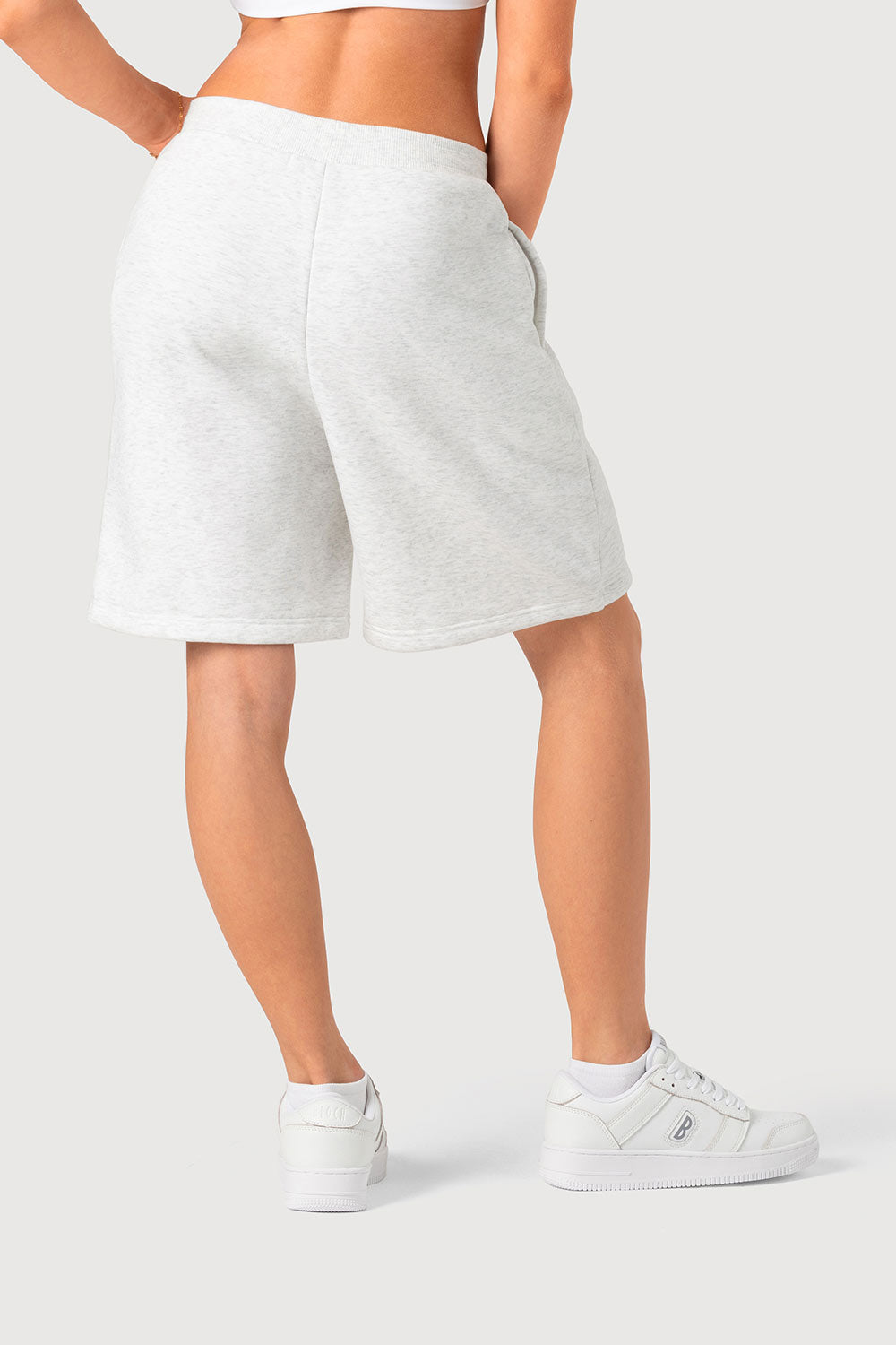 Girls Longline Sweat Short