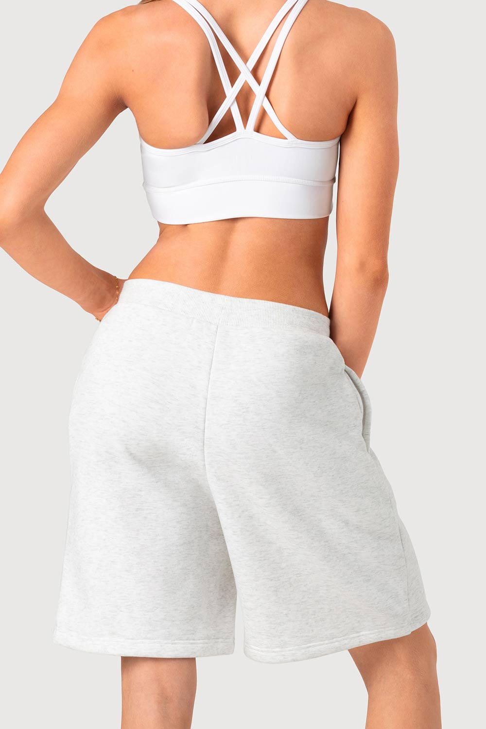 Girls Longline Sweat Short