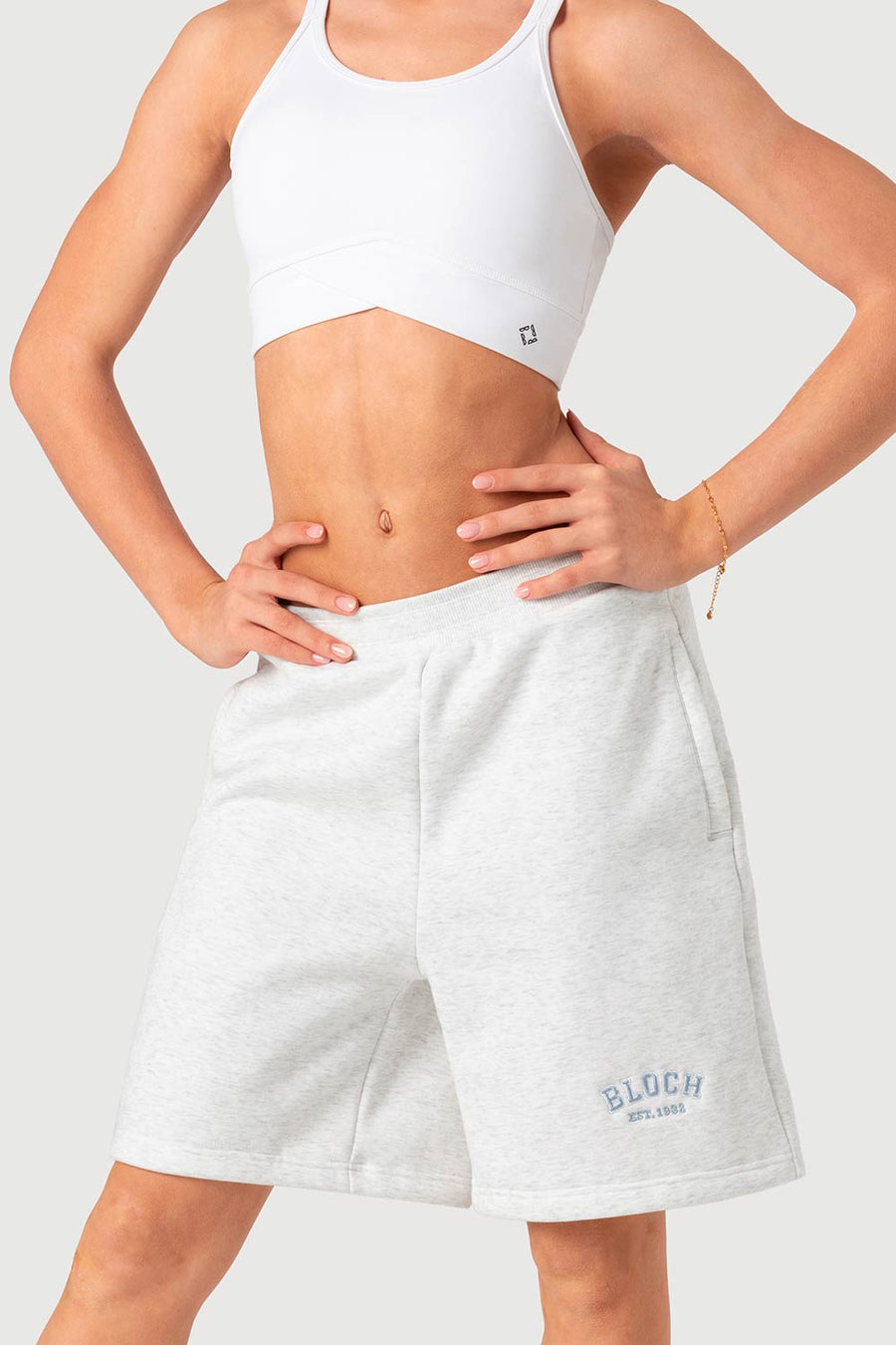 Girls Longline Sweat Short