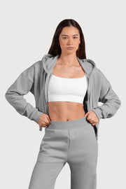 Ladies Active Zip Up Cropped Jacket