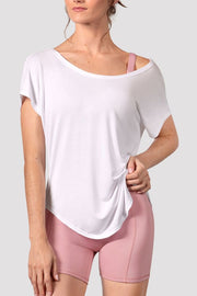 Ladies Carmen Open Back Top