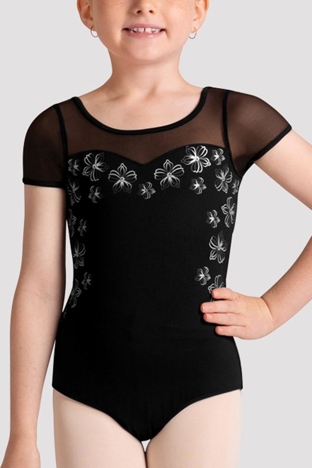 Girls Logan Cap Sleeve Leotard