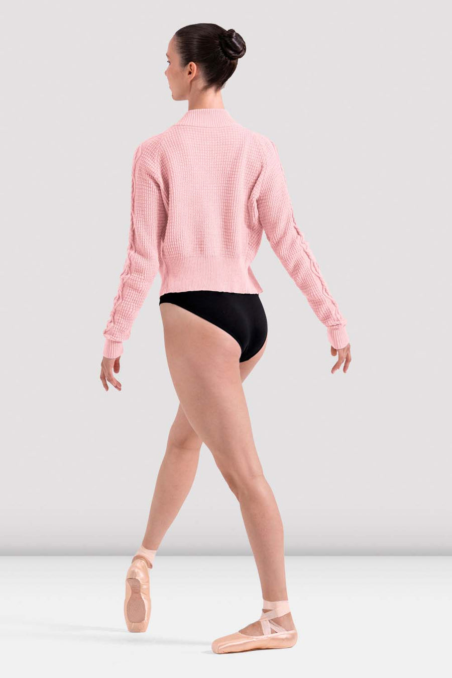 Ladies Emilia Cable Knit Zip Jacket