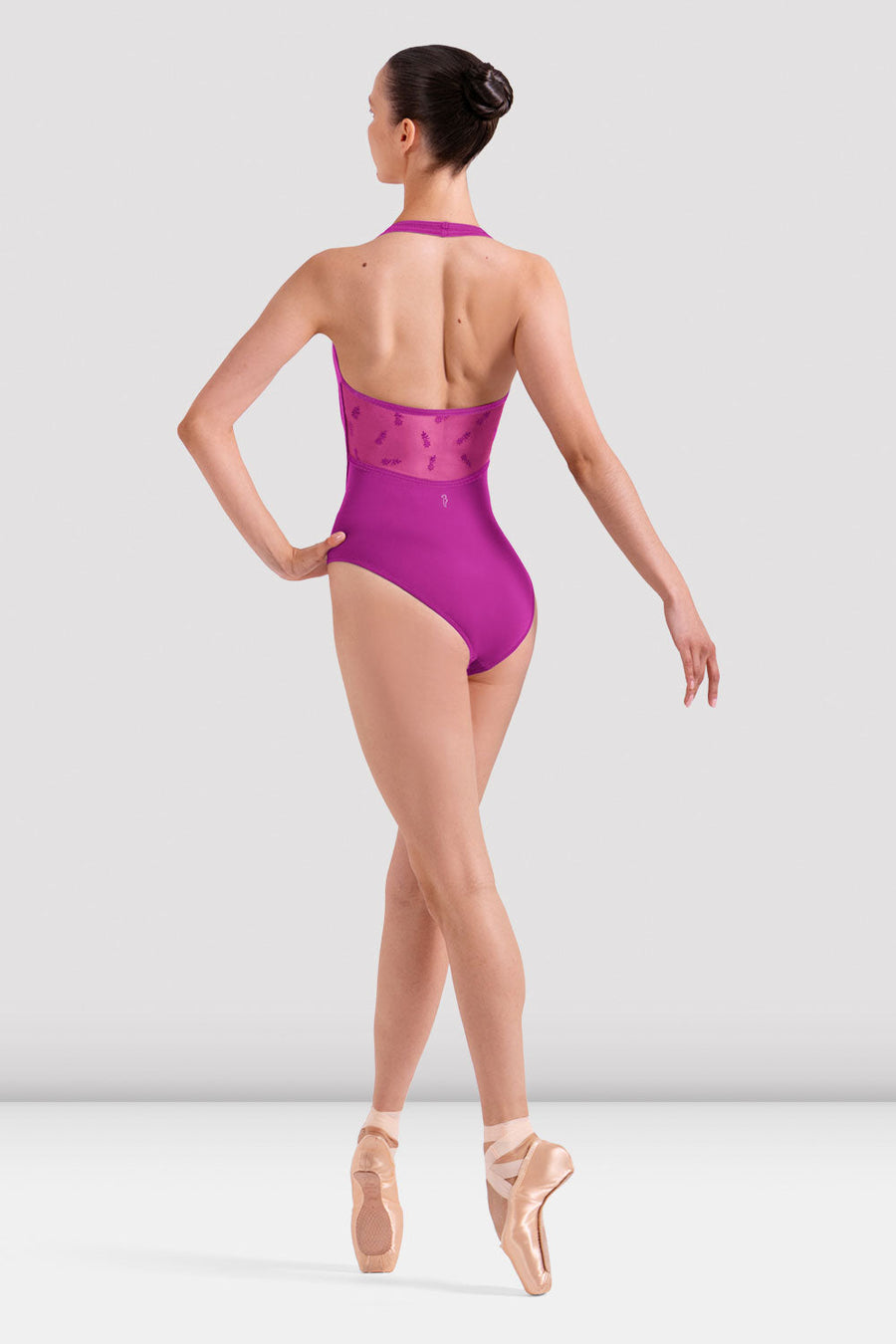 Ladies Charlotte Floral Halterneck Leotard