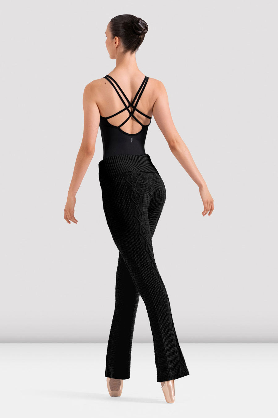 Ladies Elena Cable Knit Flared Pant