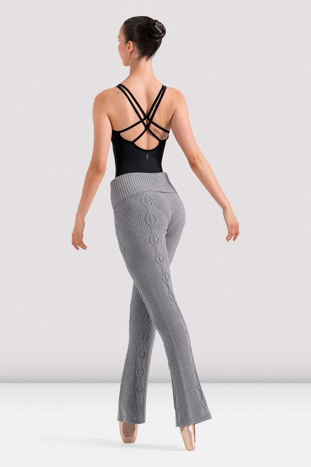 Ladies Elena Cable Knit Flared Pant