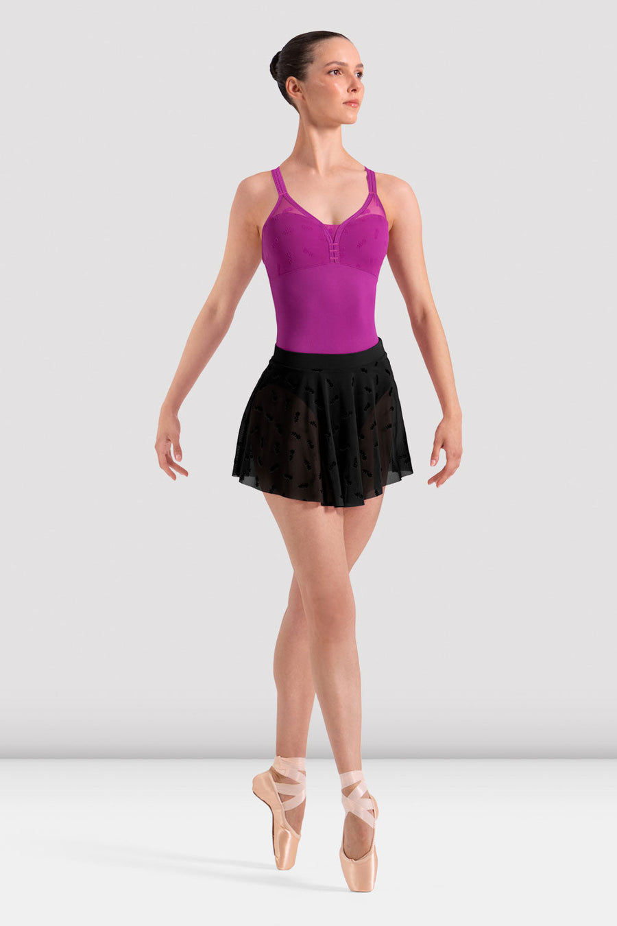Ladies Eleanor Floral Mesh Skirt