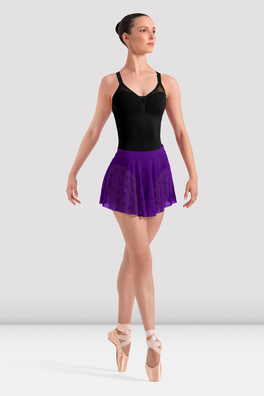 Ladies Eleanor Floral Mesh Skirt