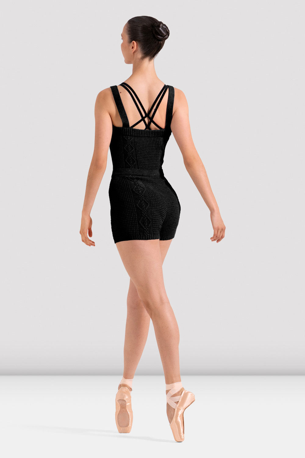 Ladies Valentina Short Cable Knit Unitard