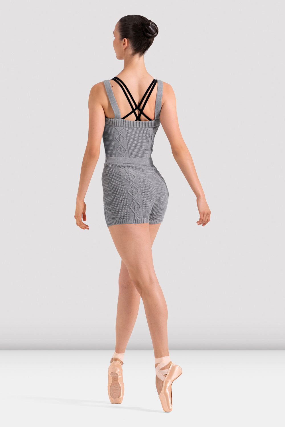 Ladies Valentina Short Cable Knit Unitard