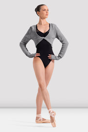 Ladies Madison Cable Knit Crop Top